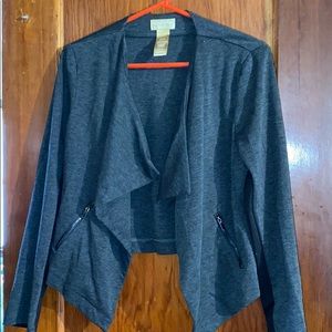 Open crop jacket size medium